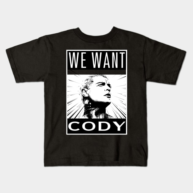 Cody Rhodes Merch WWE Cody Rhodes Finish The Story Wrestling Cody Rhodes Merch Kids T-Shirt by Wrestling Supreme